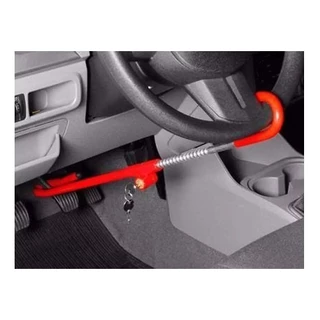 Trava Universal Antifurto Carro Pedal Volante Chave Tetra