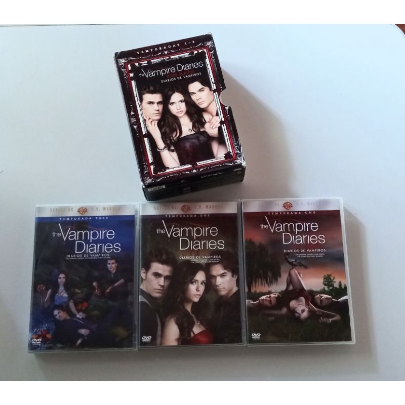 DVD The Vampire Diaries Temporadas 1 a 3 | Shopee Brasil