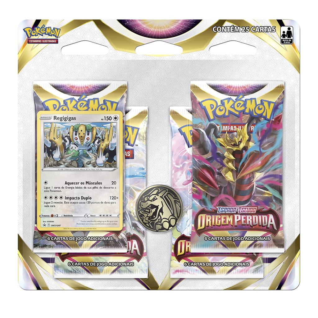 Pokémon - Blister Quadruplo - Regigigas - Origem Perdida