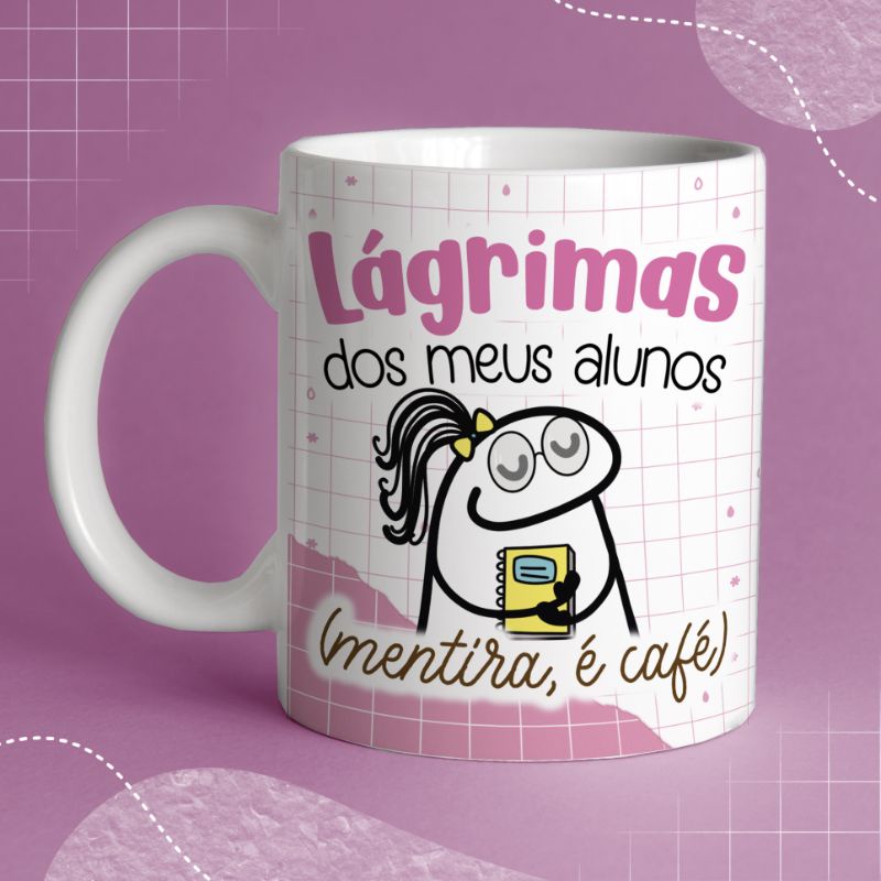 Caneca personalizada Flork dia dos professores(Porcelana)