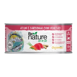 Alimento Úmido Be Nature Day by Day para Gatos Adultos 120g - Organnact
