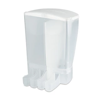 Comedouro Automático Duplo Sementeira Ração Comida para Pássaros com 4 Bicos e Divisória - Injetfour