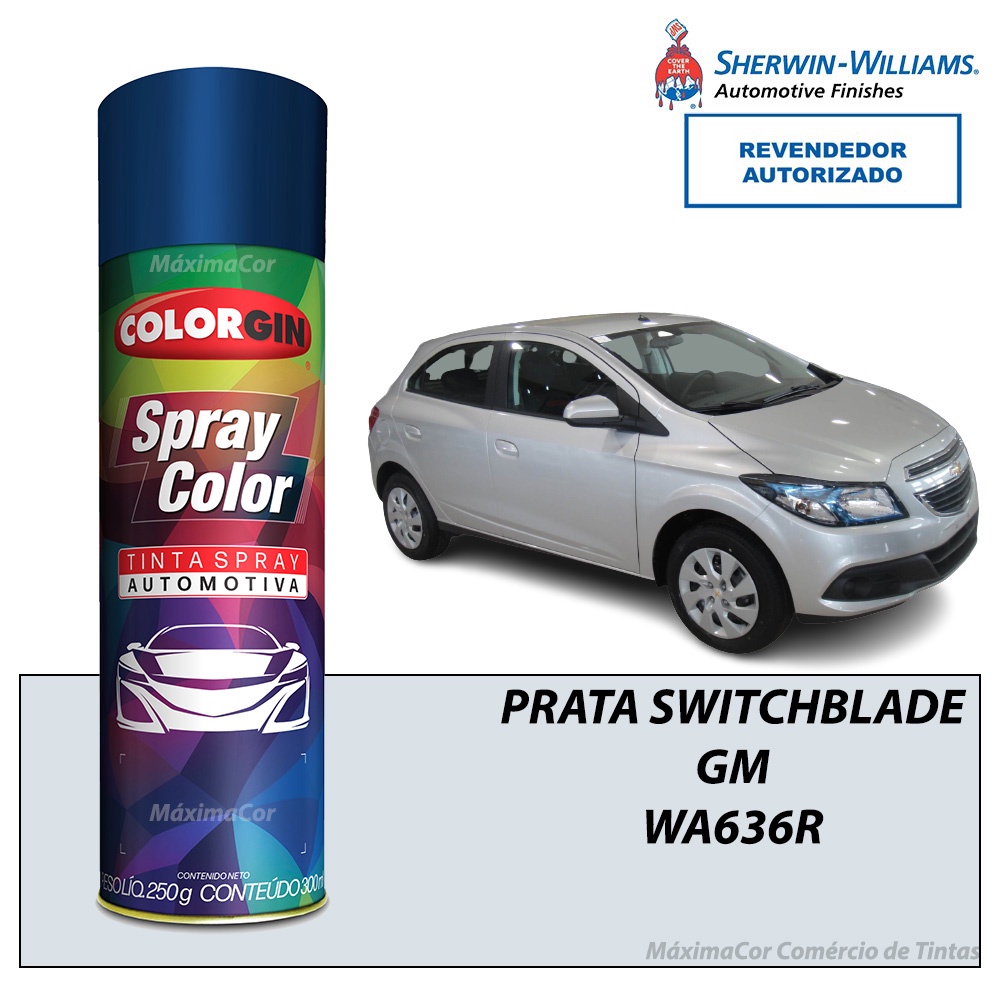 Tinta Spray Automotivo Prata Switchblade GM 300ml