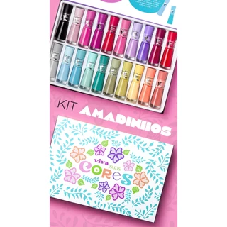Kit de Esmaltes Amadinhos 2022 - Viva Suas Cores