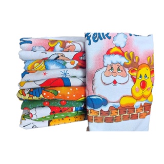 Pano De Prato Natal Copa Atacado Estampado Pé Galinha Kit Com 10 Peças