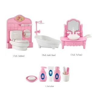 Kawaii Casa De Bonecas Em Miniatura Acessórios Crianças Brinquedos Para  Aspirador De Pó Cozinha Comida Barbie 30 Centímetros Jogo DIY Presente De  Aniversário Da Menina