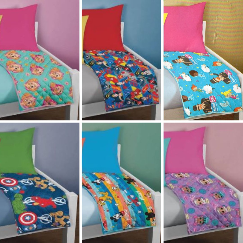 Colcha Kids Infantil Lepper Vira Almofada Personagens 100x145cm Desenho ...
