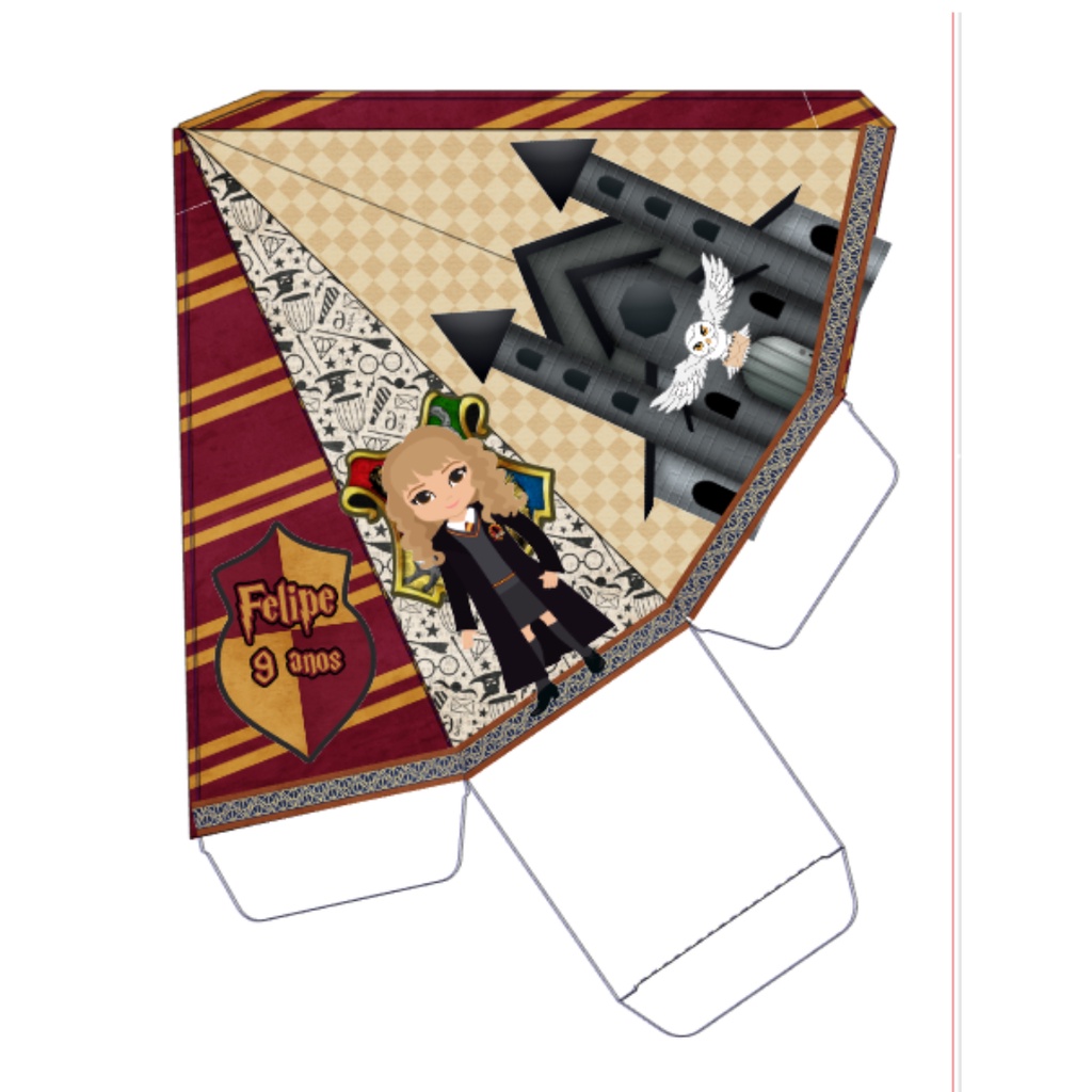 Juego De 8 Invitaciones De Cumpleaños Harry Potter - Envíos 24 Horas