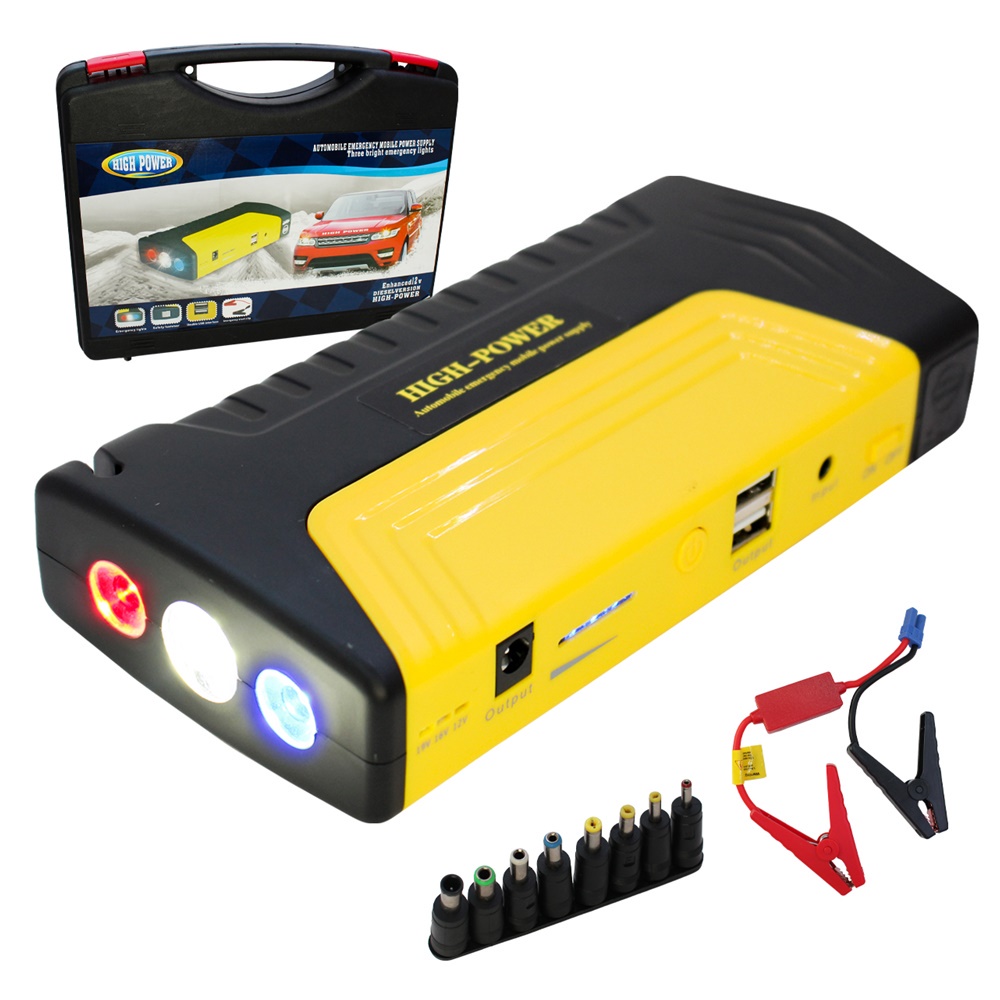 Auxiliar de Partida Portátil Automotivo Emergência 12000mah | Shopee Brasil