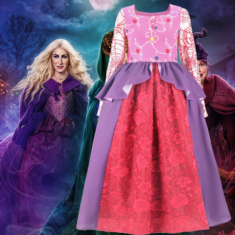 Fantasia Halloween Hocus Pocus Infantil - Festivo Festas