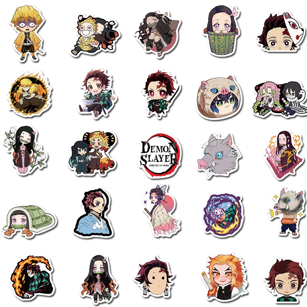 Jual Sticker Decal Laptop / Mobil / Gelas 90391 - Demon Slayer Nezuko Di Seller Albinka Store - Foto 8