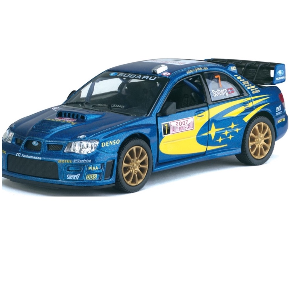 Subaru Impreza Wrc Raly Kinsmart 1:36 Abre As Portas | Shopee Brasil
