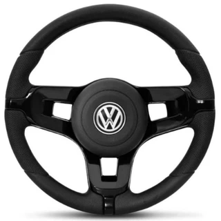 Volante Esportivo Mustang Preto Polo Golf Gol Fox Voyage G5