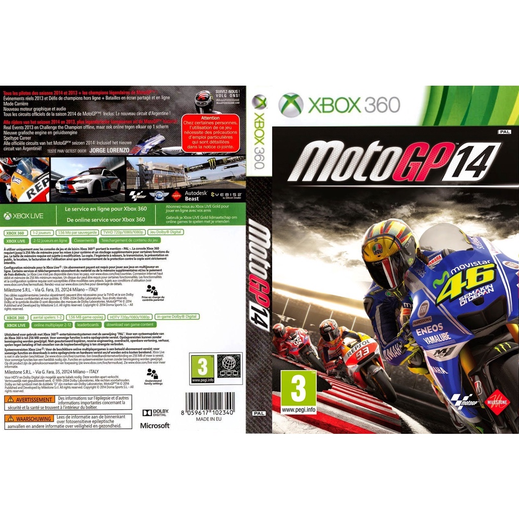 jogo moto gp 14 Xbox 360 original - Ri Happy