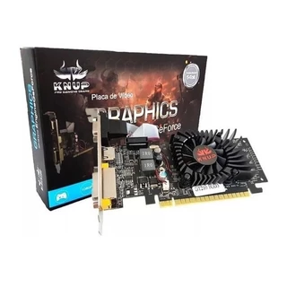 Placa de Video Nvidia para PC Desktop Geforce 200 Series 64bit DDR3 Knup KP-GT210