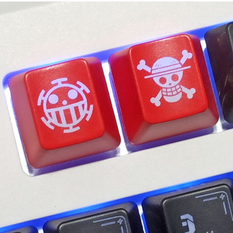 Kawaii gatos anime personalidade bonito rosa keycaps cereja perfil