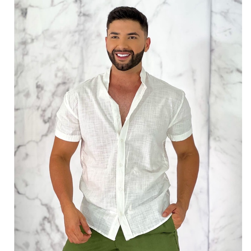 Camisa masculina hot sale para reveillon