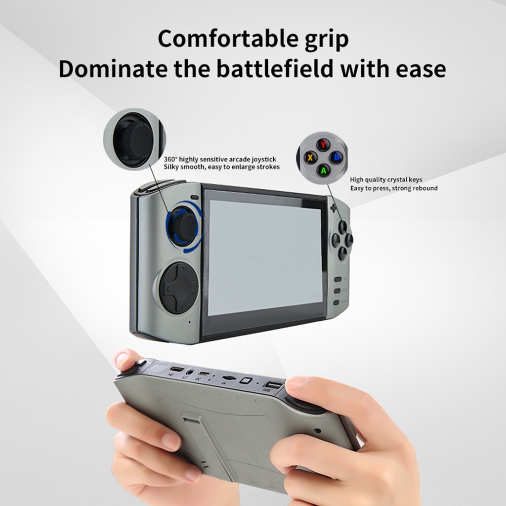 2022 Marca Novo PSP XY-09 Batalha Dupla Portátil 5.1 Polegadas 16M Cores 16/9 HD Tela Console De Jogos Suporte Sem Fio Controlador De Vídeo Game Player Toy