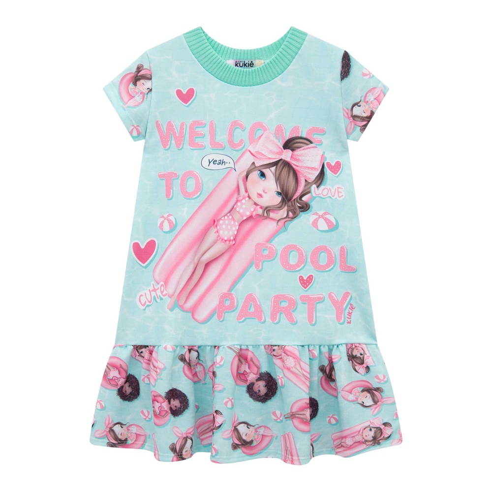Camiseta Regata Pool Party Personalizada Infantil