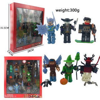 24pcs Roblox Blocos De Construção Figuras Brinquedos Acessórios