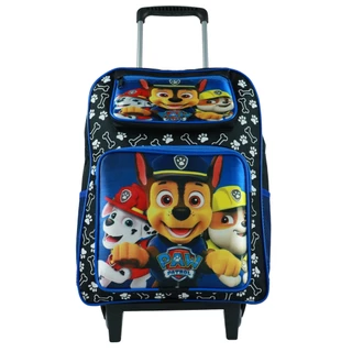 Mochila Infantil Escolar patrulha canina Grande com rodinhas