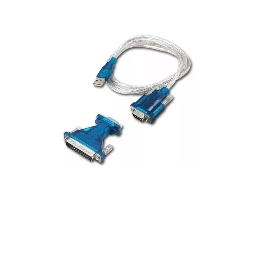 Kit Cabo Conversor Usb Serial Rs232 Macho Adaptador Db25 Shopee Brasil 2918