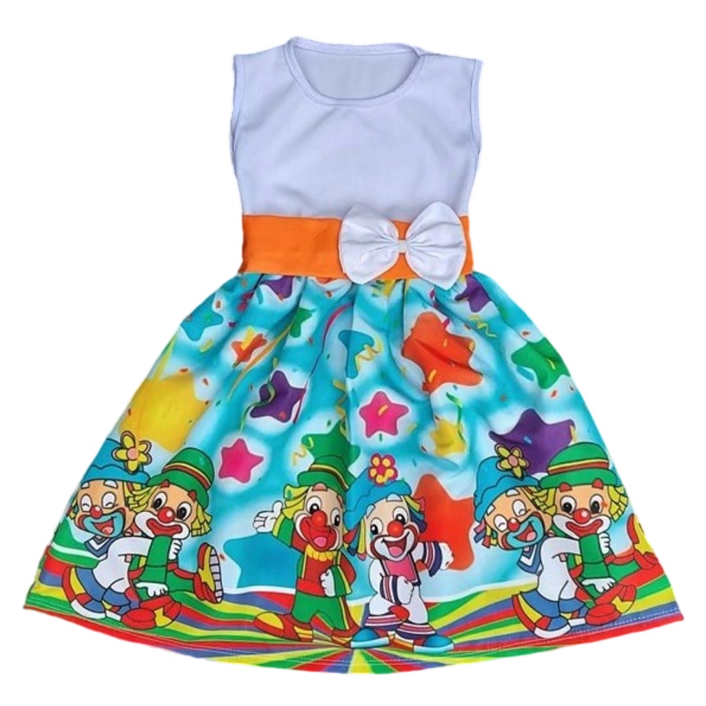 Vestido Temático Infantil - Patati Patatá | Shopee Brasil