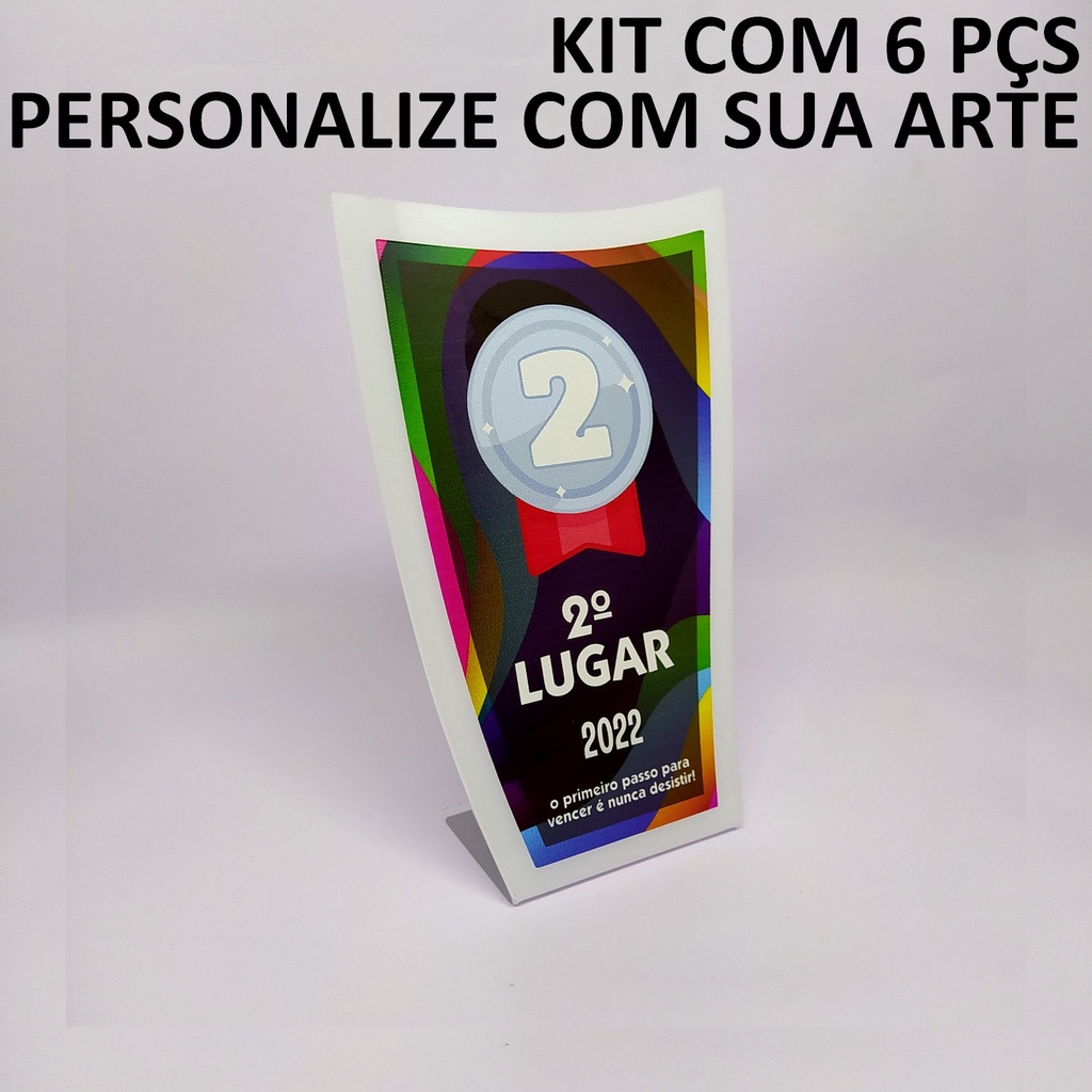 Kit Com 44 Troféus em Acrílico Dobrados em Promoção na Americanas