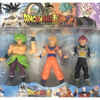 Kit Bonecos Dragon Ball Super Legend Goku Boneco Articulado