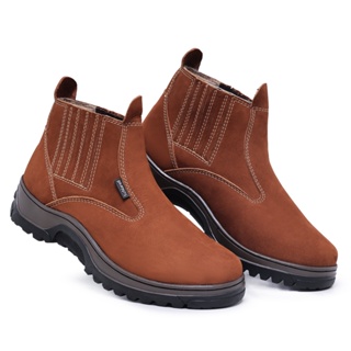 Bota cano curto sales masculina para trabalho