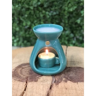 Difusor Aromatizador Rechaud À Vela - Cerâmica Tiffany Grande
