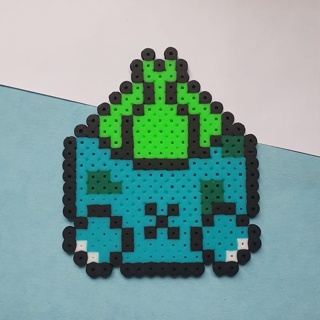 Porta copo em pixel art, Pokémon, Squirtle