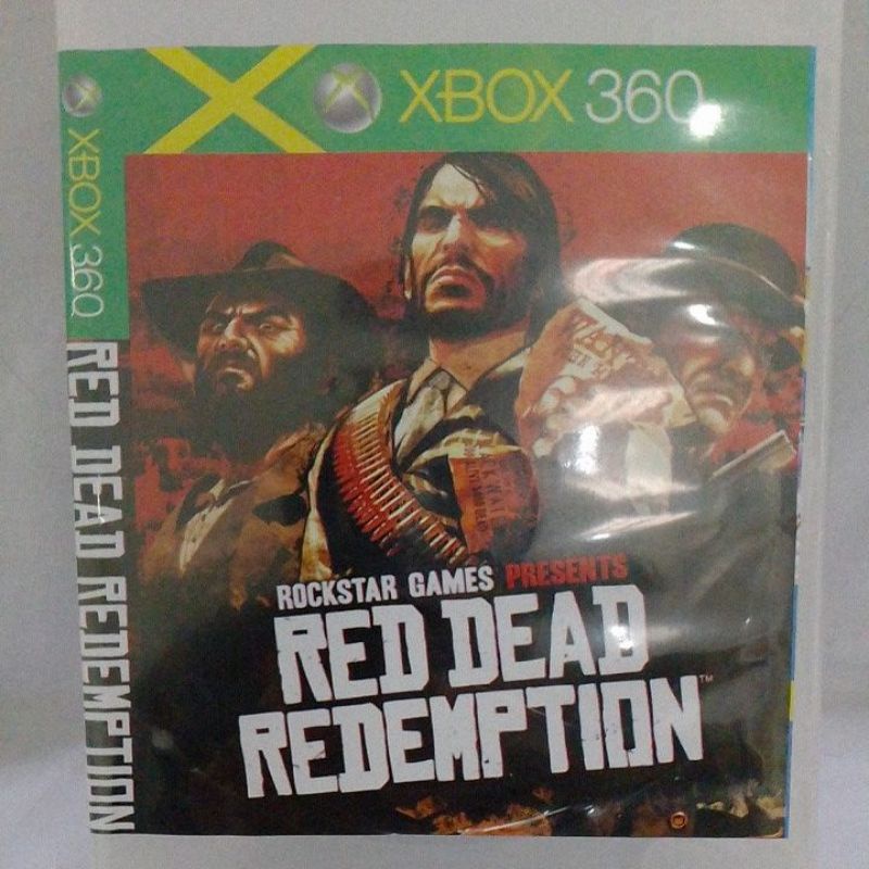 xbox 360 red dead redemption raridade novo copia