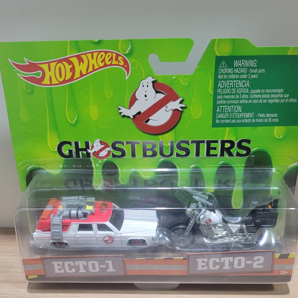 Hot Wheels Pack Ghostbusters Retro Ecto-1 & Ecto-2 Moto - Corre