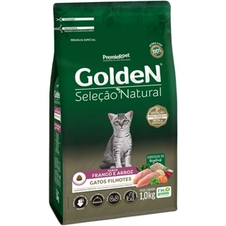 Ração Golden Seleção Natural para Gatos Filhotes 1kg