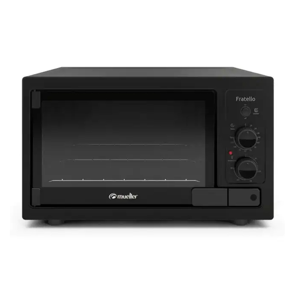 Forno Elétrico Fratello 44 Litros Mueller Preto Cinca ou Vermelho Potente e Versátil