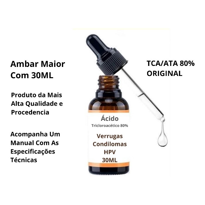 Tca Ata 80% Acido Tricloroacético 20ml | Shopee Brasil