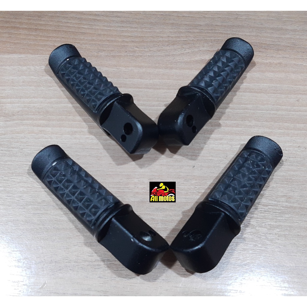 Pedaleira Moto Cbx 250 Twister Ate 2008 Cb 300 Preto/preto