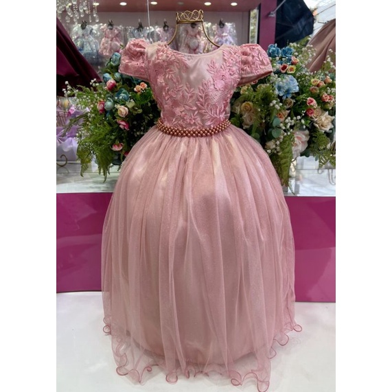 Vestido para daminha de best sale 15 anos