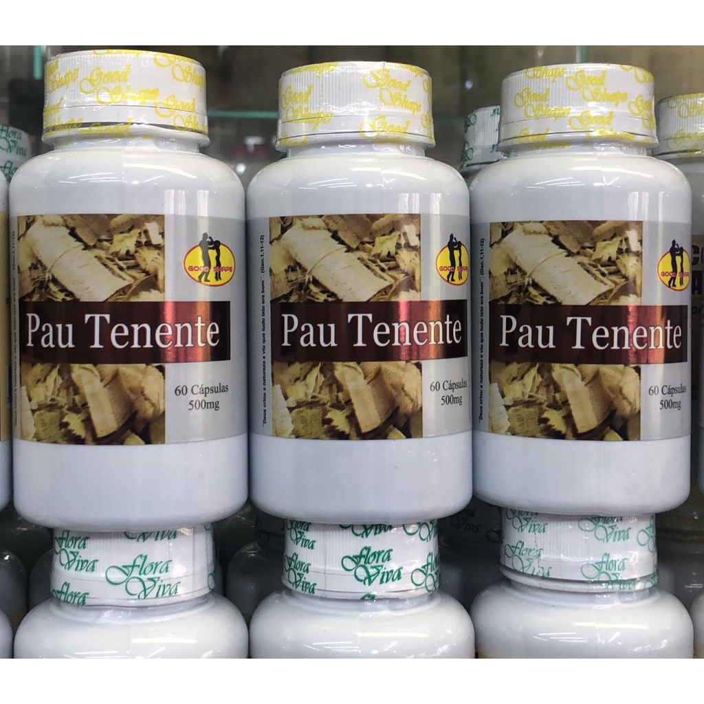 pau tenente 500mg 60 capsulas frasco | Shopee Brasil