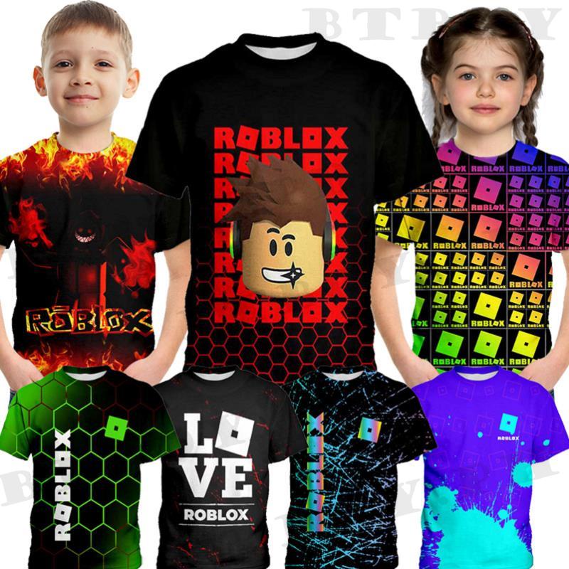 Camiseta Infantil Roblox Camisa Do Roblox Jogo Aniversário