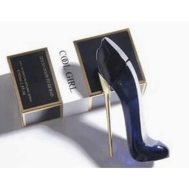 Perfume feminino sapatinho saltinho azul tradicional 30ml