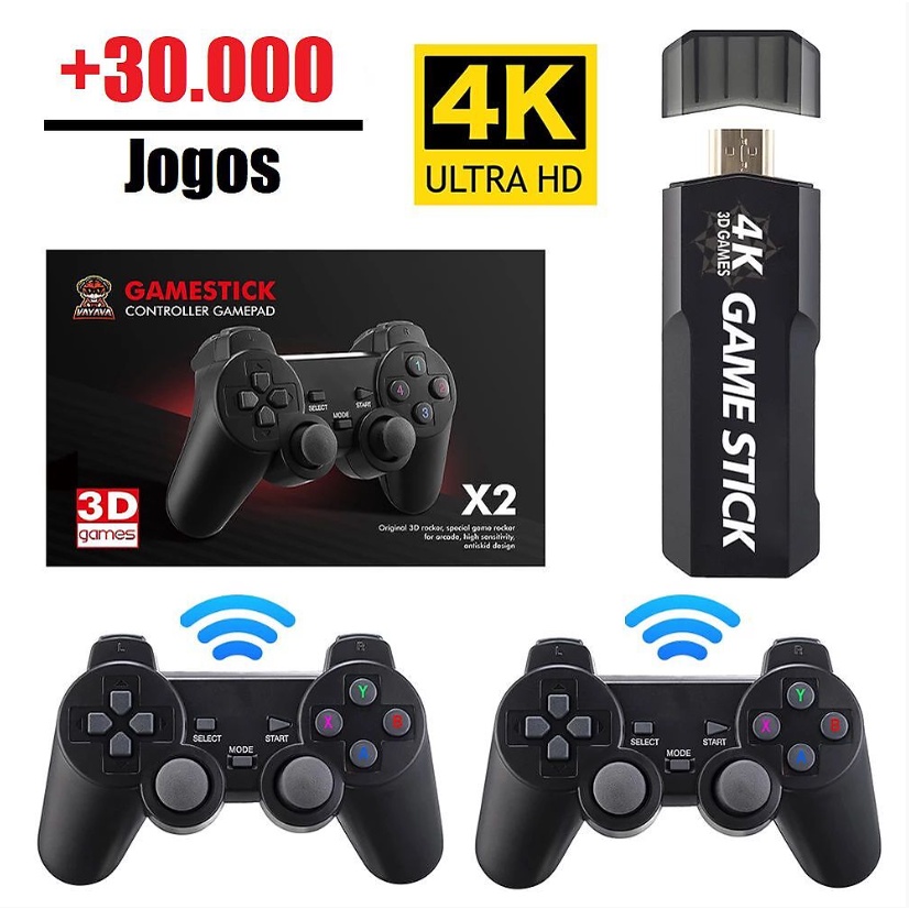 Game Stick GD10 4k Vayava 3D 16gb/32gb/128gb +40 mil jogos