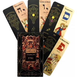 Kabbalistic Tarot Deck Tarô Cabalístico Baralho de Cartas de Oráculo