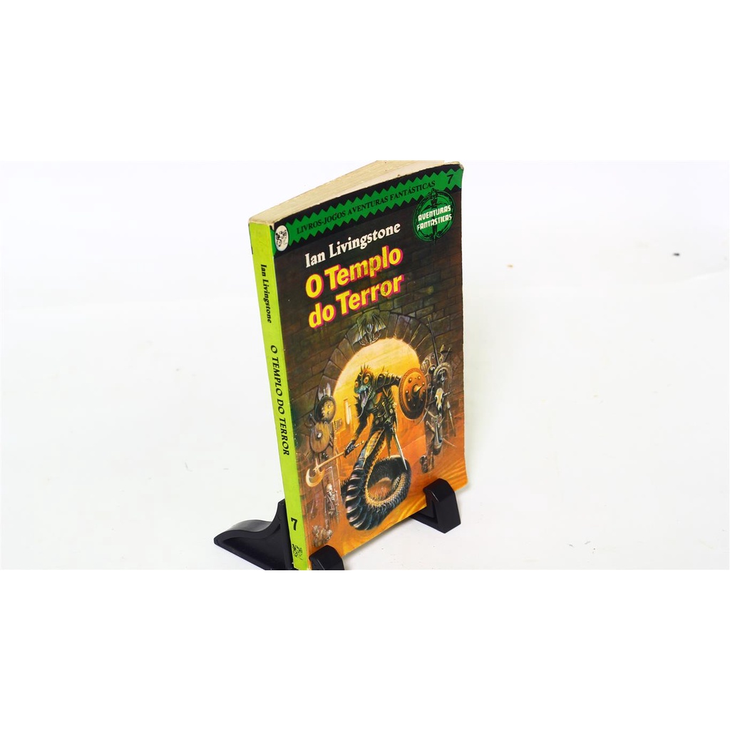 Rpg Solo O Templo Do Terror Por Ian Livingstone - Livros Jogos Aventuras  Fantásticas #7 - Editora Marques