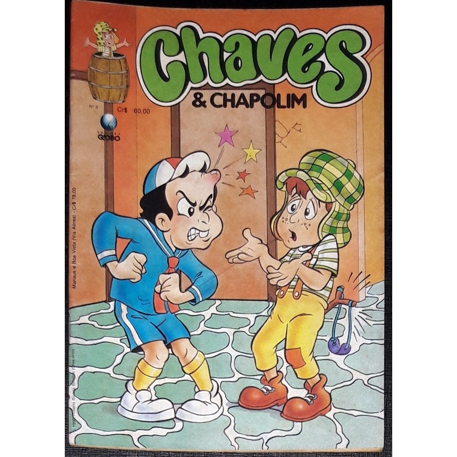 Revista Chaves & Chapolim n°3 Raro Original Anos 90 Chespirito Gibi HQ ...
