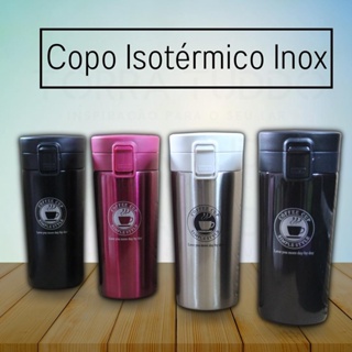 Copo Térmico Infusor Chá Cafe Inox Anti-vazamaento Top