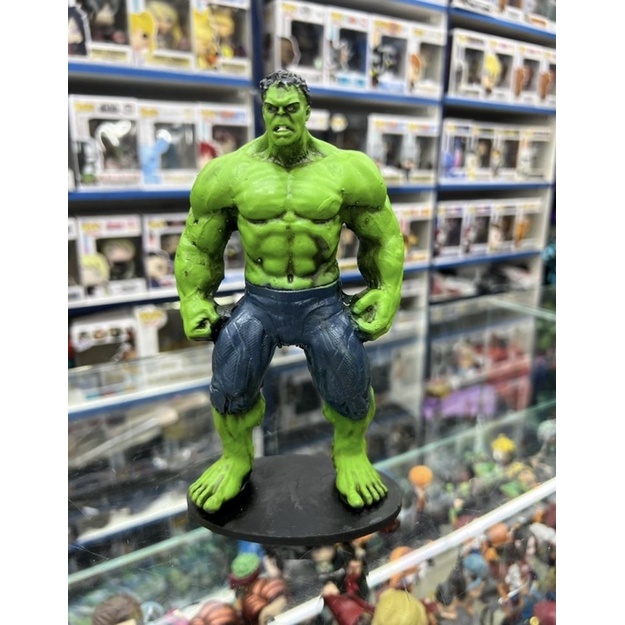 Boneco Hulk Resina Marvel Vingadores 18cm Action Figure