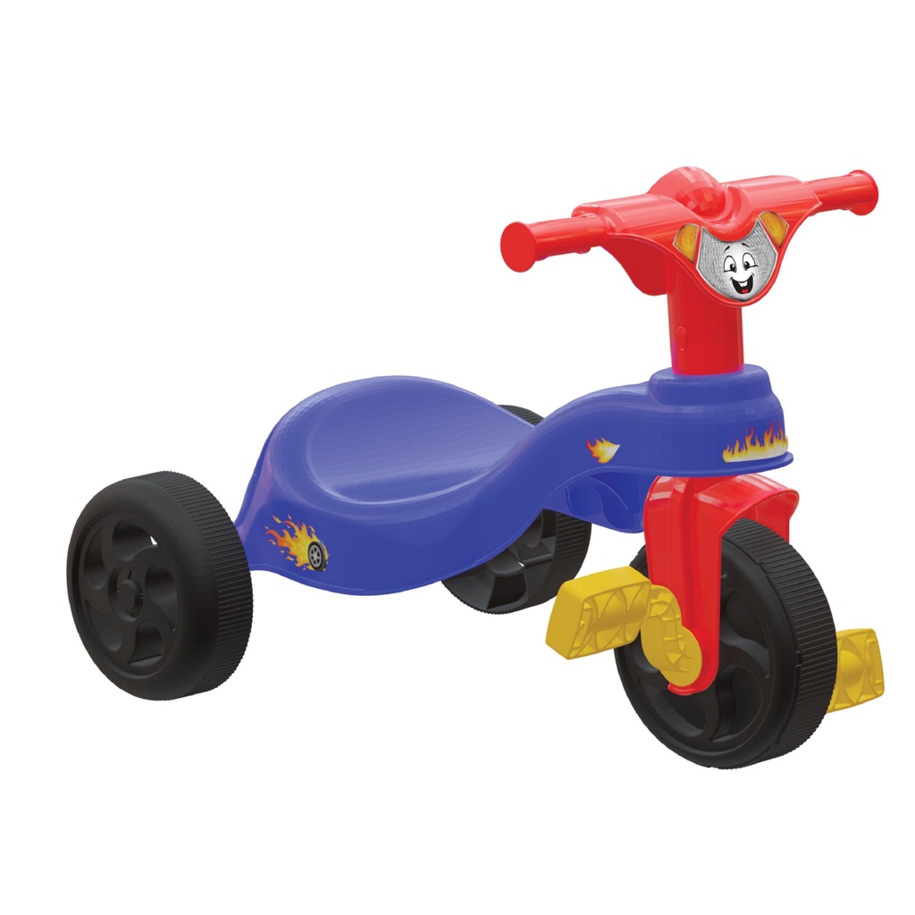 Velotrol Infantil Triciclo Vermelho Motoca Pedalar Menino