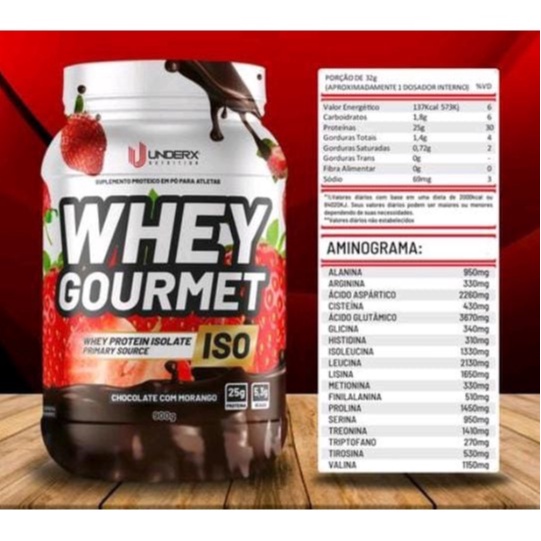 Whey Protein Gourmet Isolado UnderX 900gr